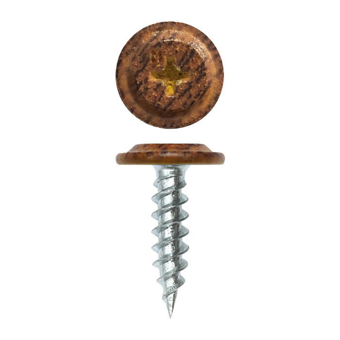 Саморез ПШ Daxmer Pro 4,2х19 (500шт) шлиц PH2, темный дуб